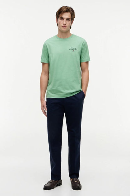 Tommy Hilfiger Script Stack T-Shirt Cut Grass