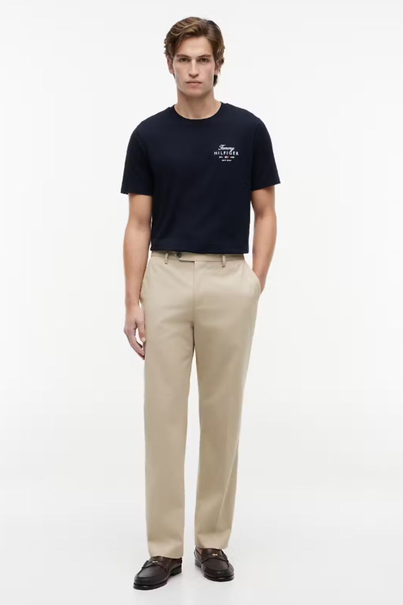 Tommy Hilfiger Script Stack T-Shirt Navy