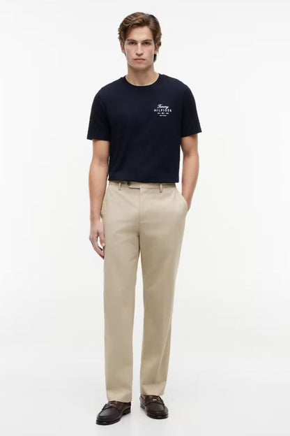 Tommy Hilfiger Script Stack T-Shirt Navy