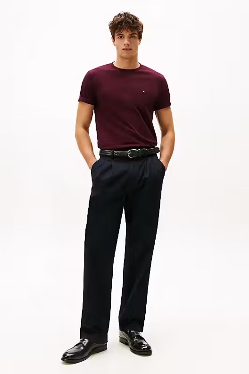 Tommy Hilfiger Essential Seasonal T-Shirt Burgundy