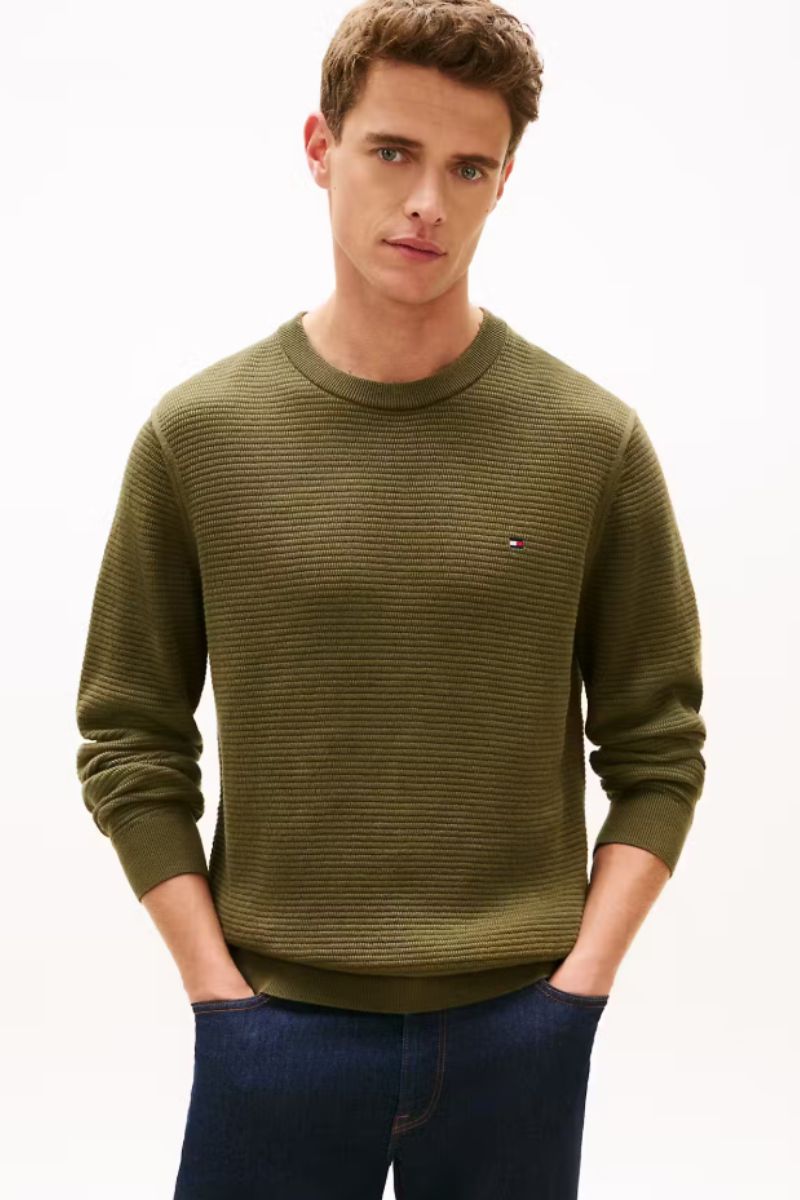 Tommy Hilfiger Seasonal Structure Crew Artichoke