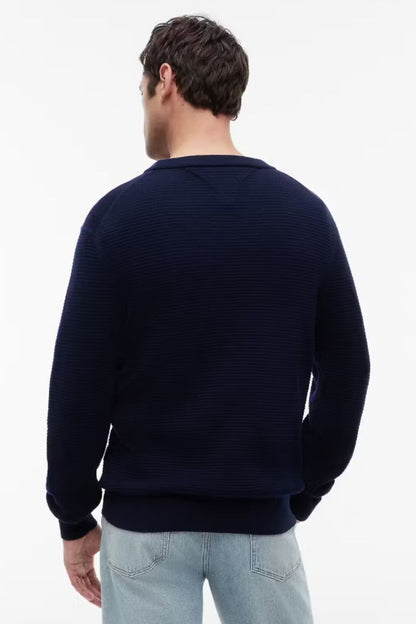 Tommy Hilfiger Seasonal Structure Crew Navy