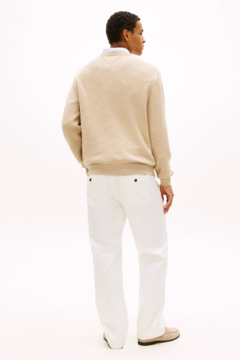 Tommy Hilfiger Seasonal Structure Crew Sandalwood