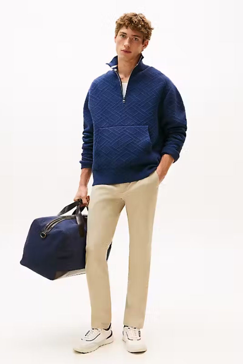 Tommy Hilfiger Bleeker Slim Printed Chino Sandalwood