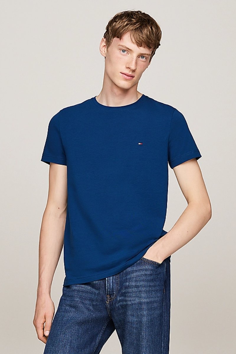 Tommy Hilfiger Stretch Slim T-Shirt Indigo