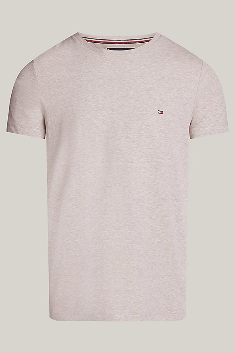 Tommy Hilfiger Stretch Slim T-Shirt Pebble