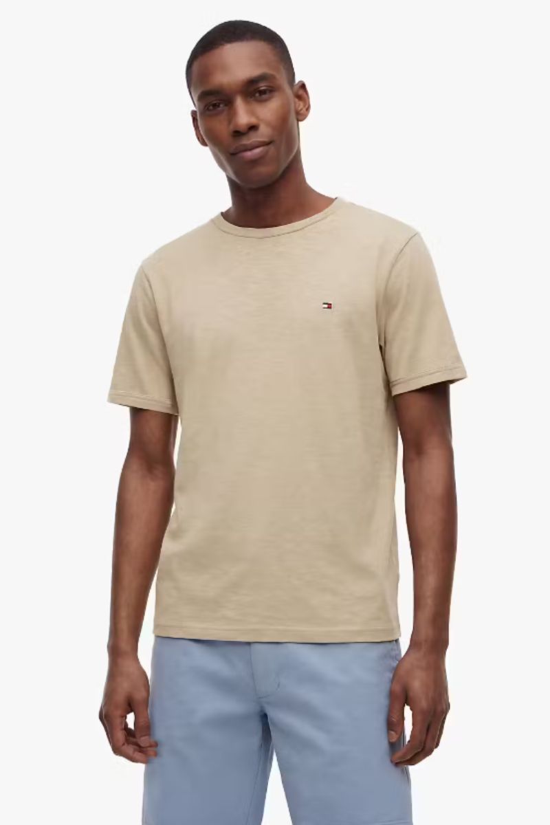 Tommy Hilfiger Seasonal Slub T-Shirt Khaki