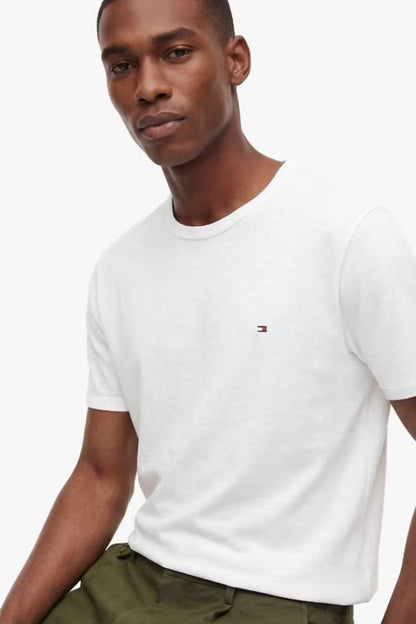 Tommy Hilfiger Seasonal Slub T-Shirt White