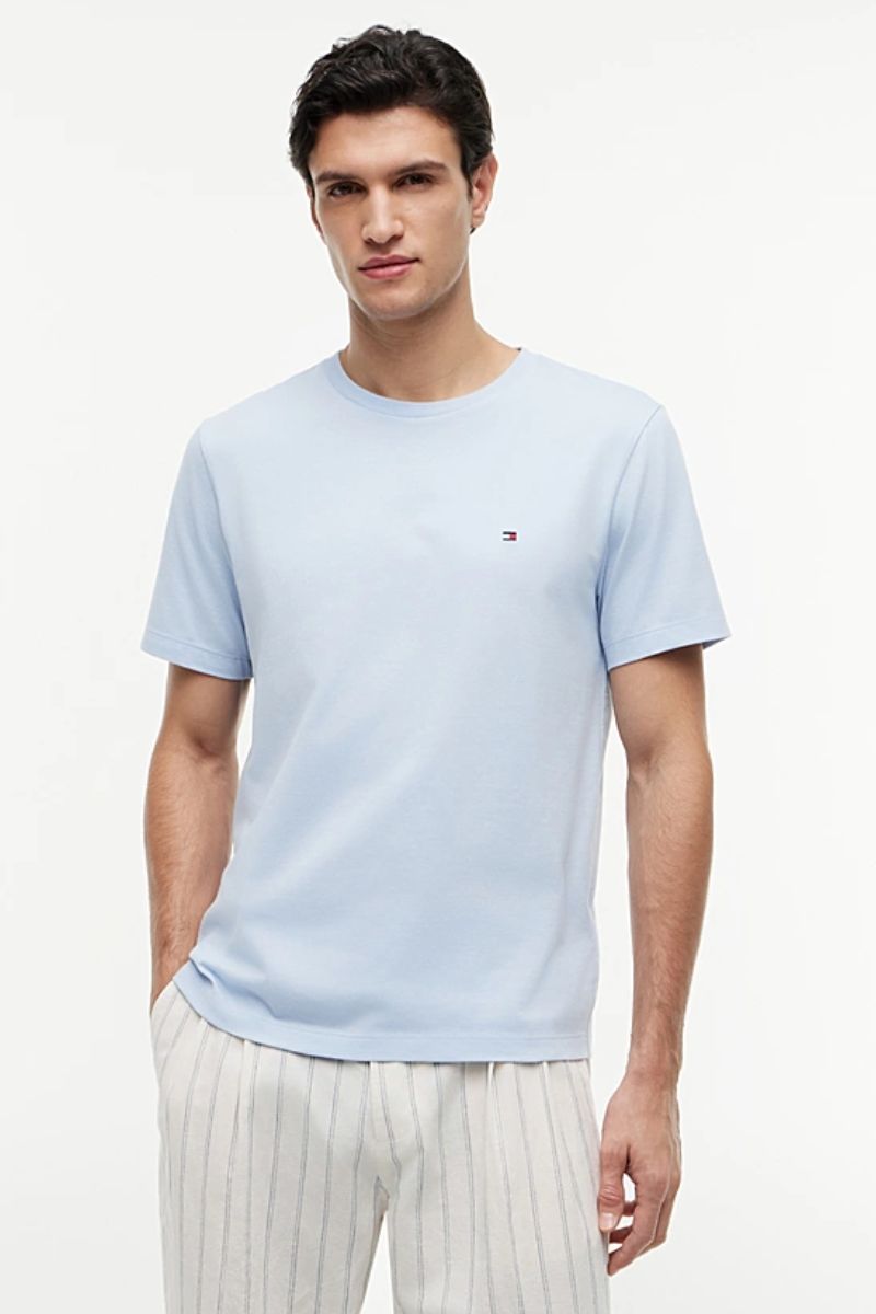 Tommy Hilfiger Solid T-Shirt Breezy Blue
