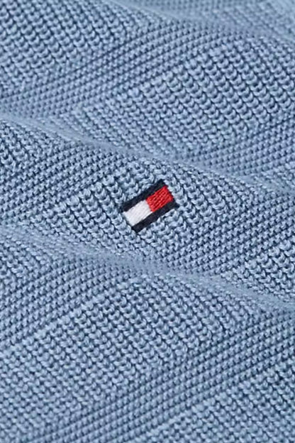 Tommy Hilfiger Stripe Structure Zip Blue