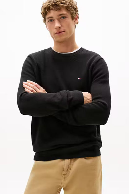 Tommy Hilfiger Essential Structure Crew Black