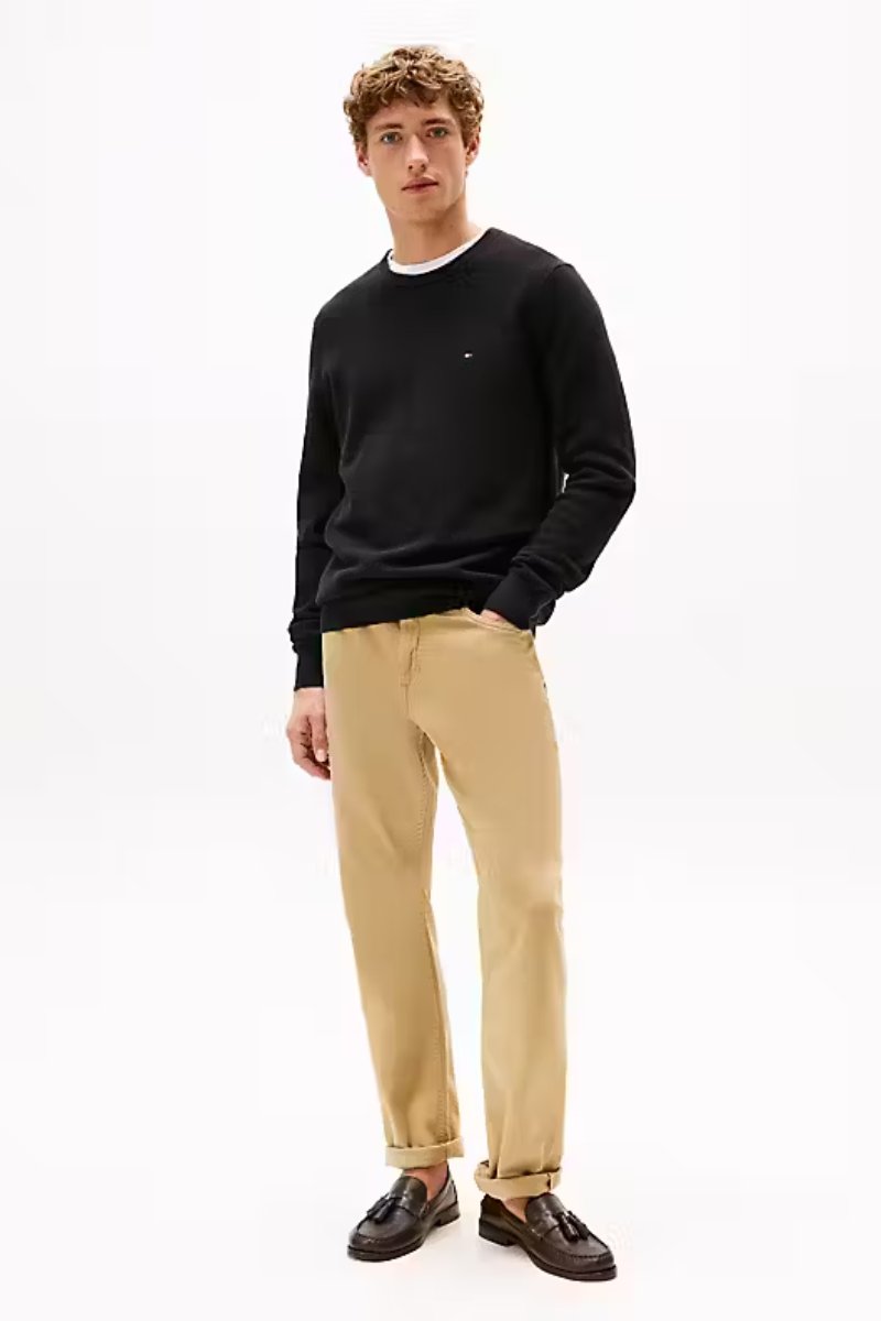 Tommy Hilfiger Essential Structure Crew Black