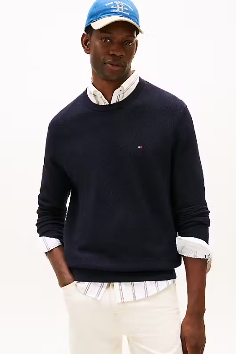 Tommy Hilfiger Essential Structure Crew Navy