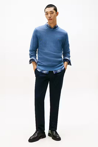 Tommy Hilfiger Essential Structure Crew Blue