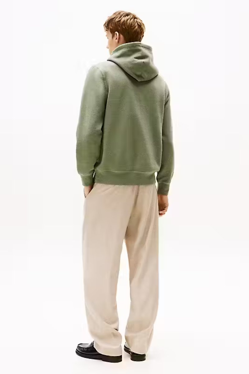 Tommy Hilfiger Essential Fleece Hoodie Green