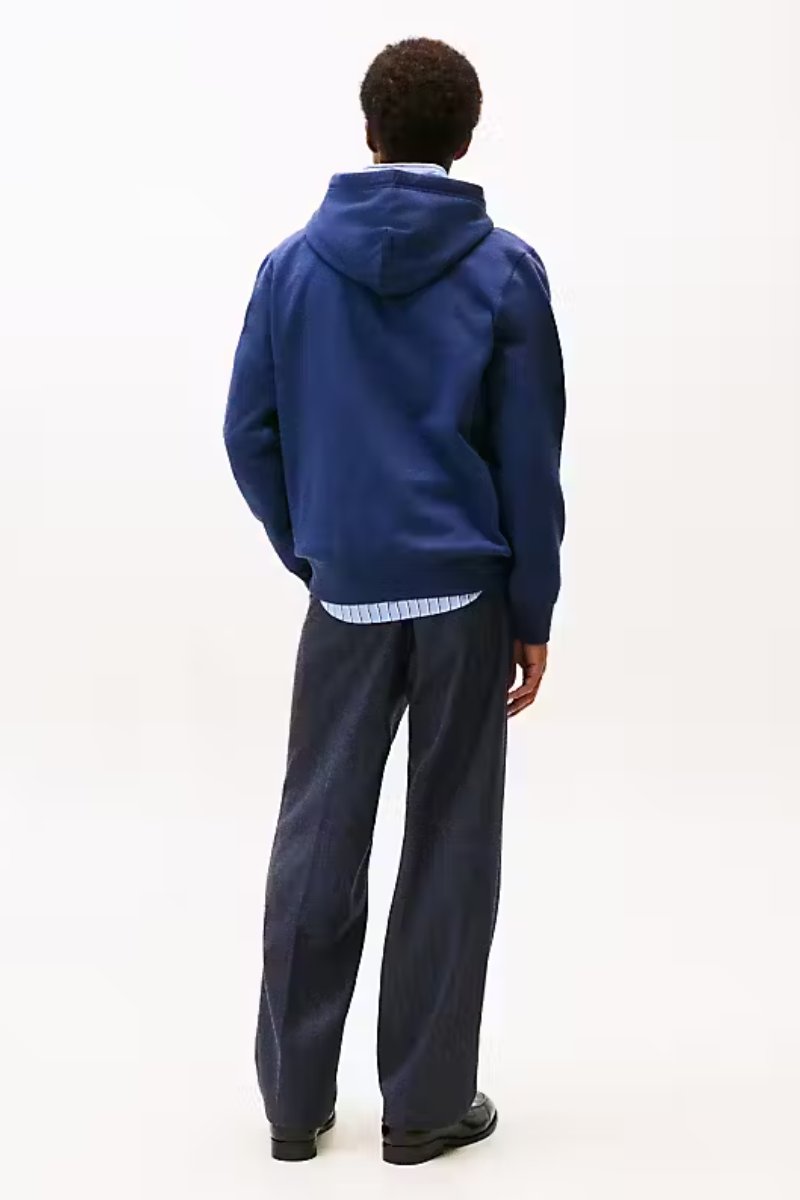 Tommy Hilfiger Essential Fleece Hoodie Blue
