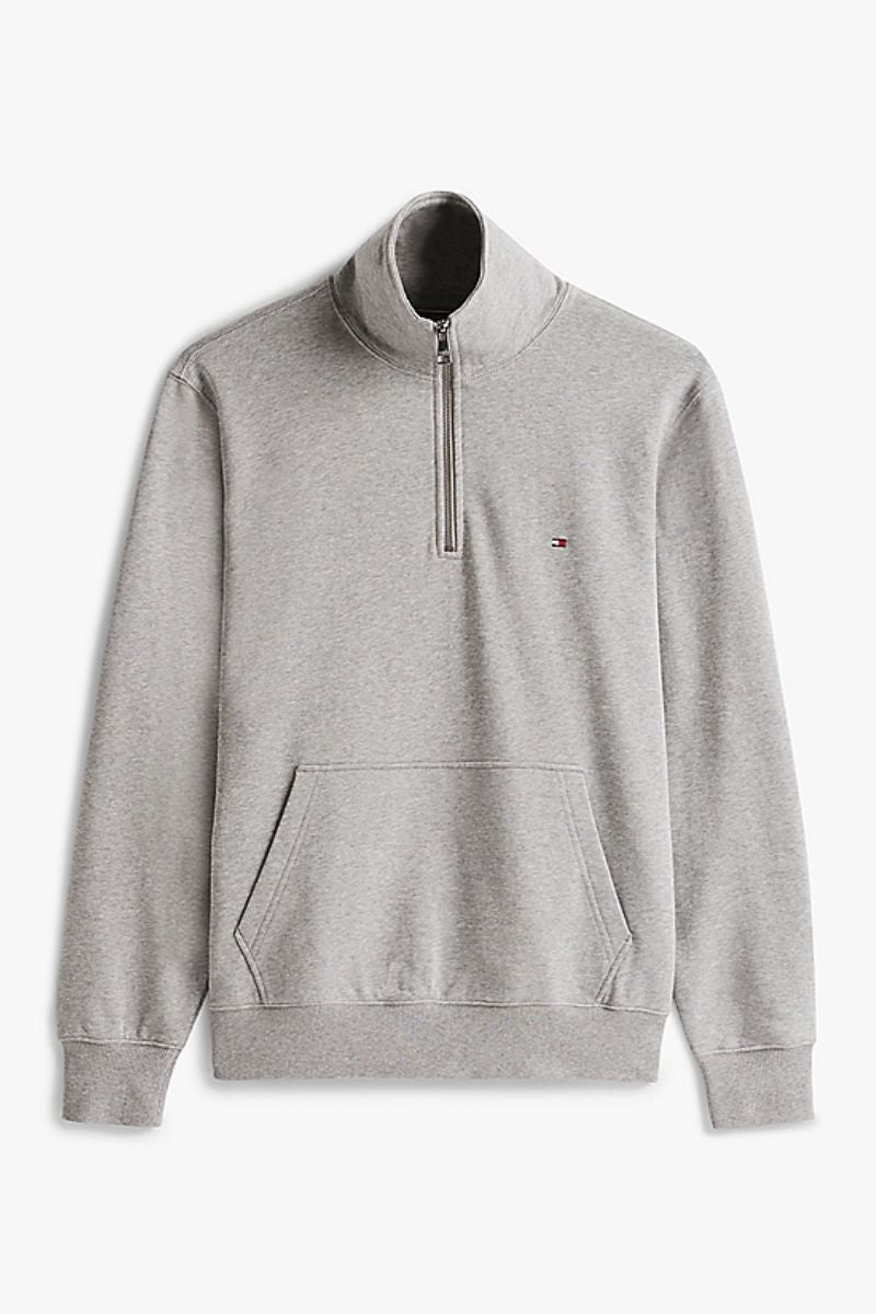 Tommy Hilfiger Ess Terry 1/4 Zip Grey