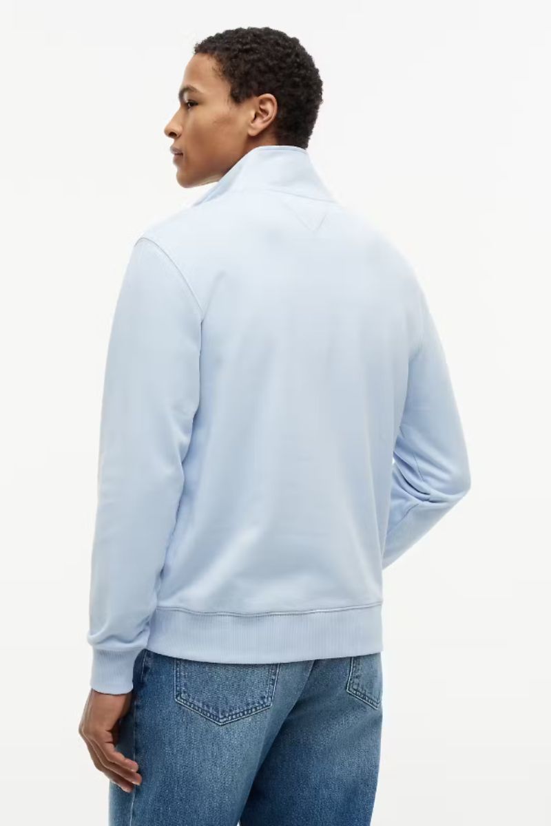 Tommy Hilfiger Terry New 1/4 Zip Sweatshirt Blue