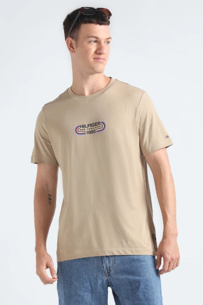 Tommy Hilfiger Track Graphic T-Shirt Khaki
