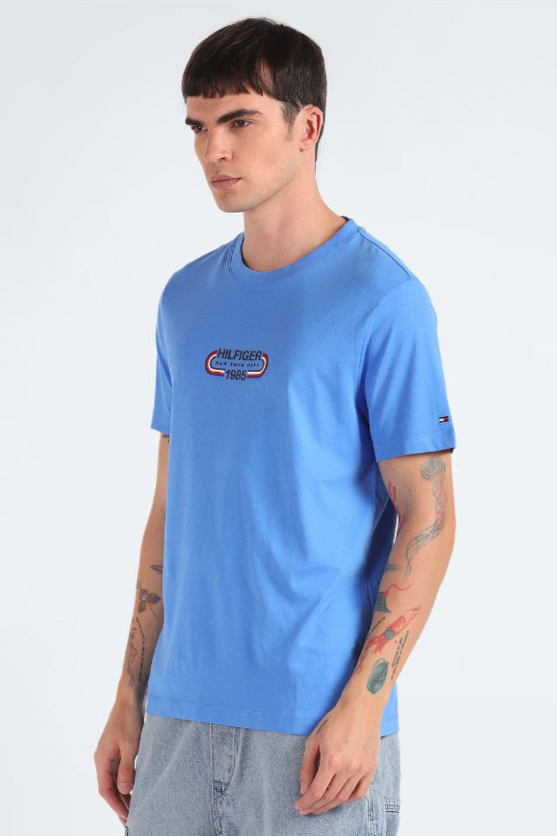 Tommy Hilfiger Track Graphic T-Shirt Blue