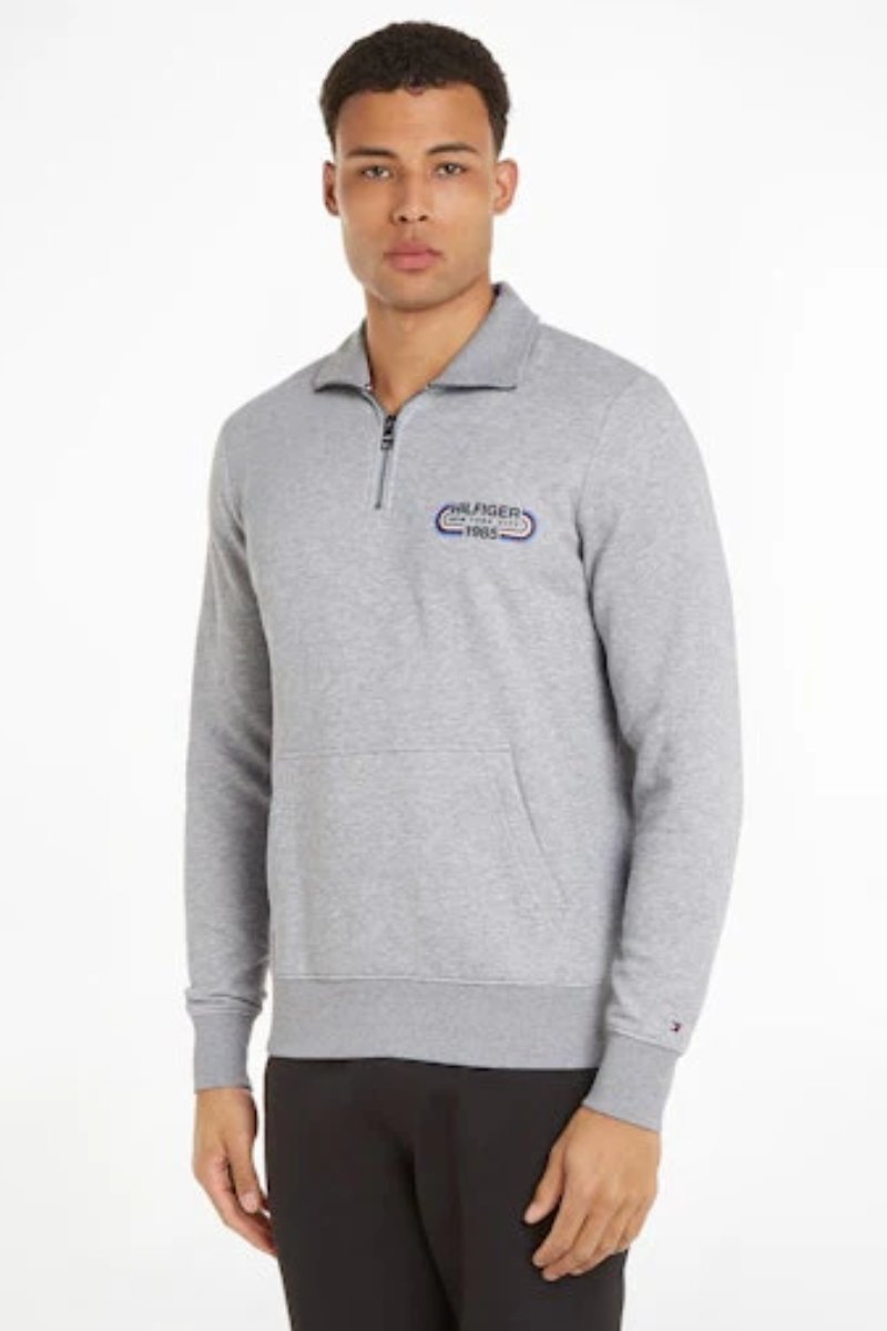 Tommy Hilfiger Track Half Zip Grey