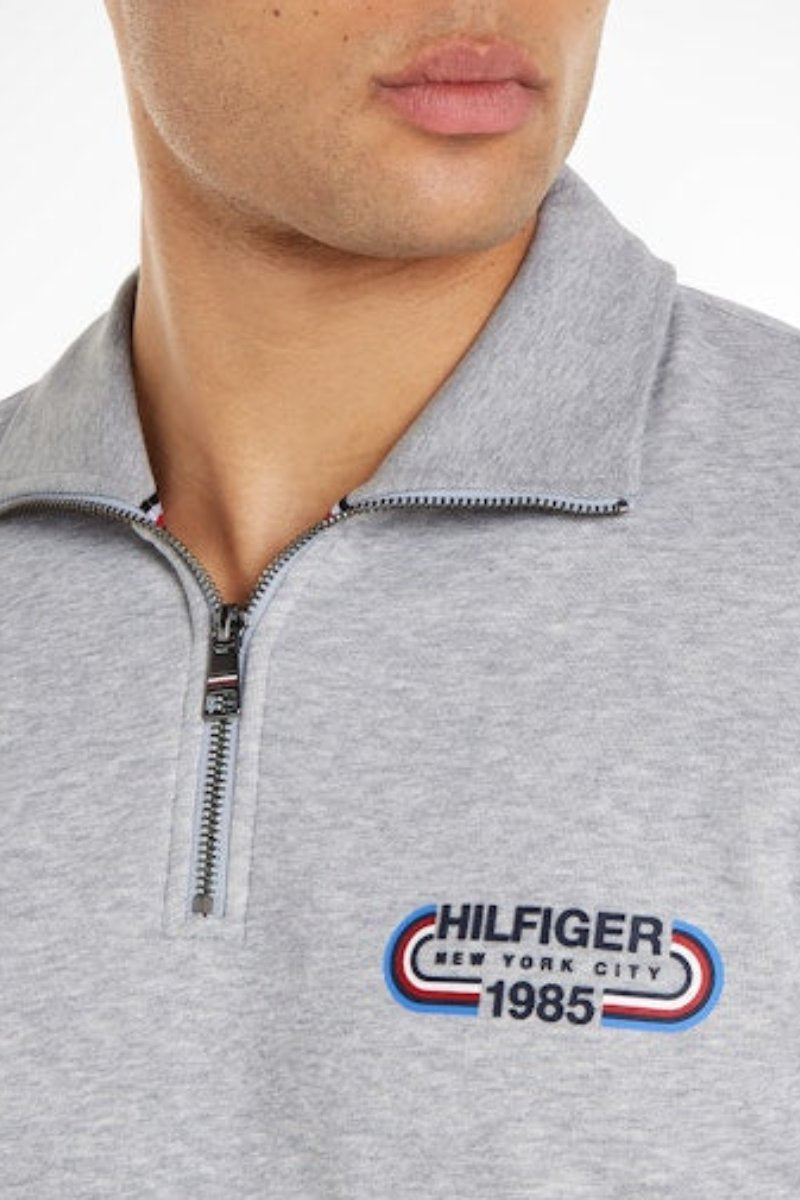 Tommy Hilfiger Track Half Zip Grey