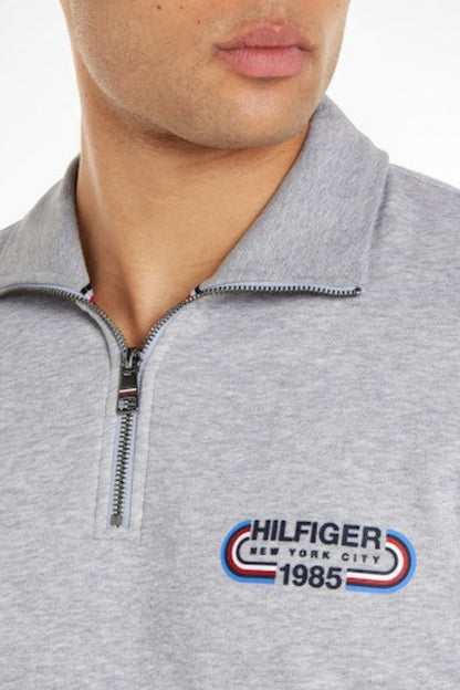 Tommy Hilfiger Track Half Zip Grey