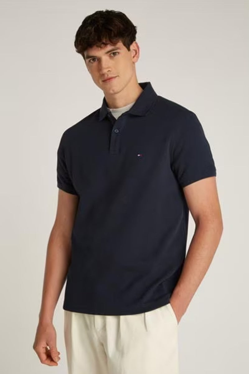 Tommy Hilfiger Waffle Polo Navy