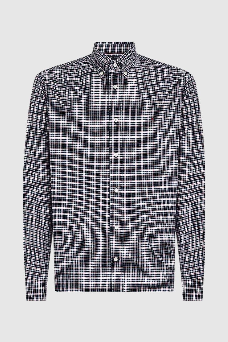 Tommy Hilfiger Heritage Ox Check Shirt Night Sky