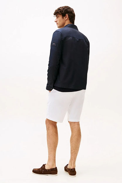 Tommy Hilfiger Cotton Nylon Overshirt Navy