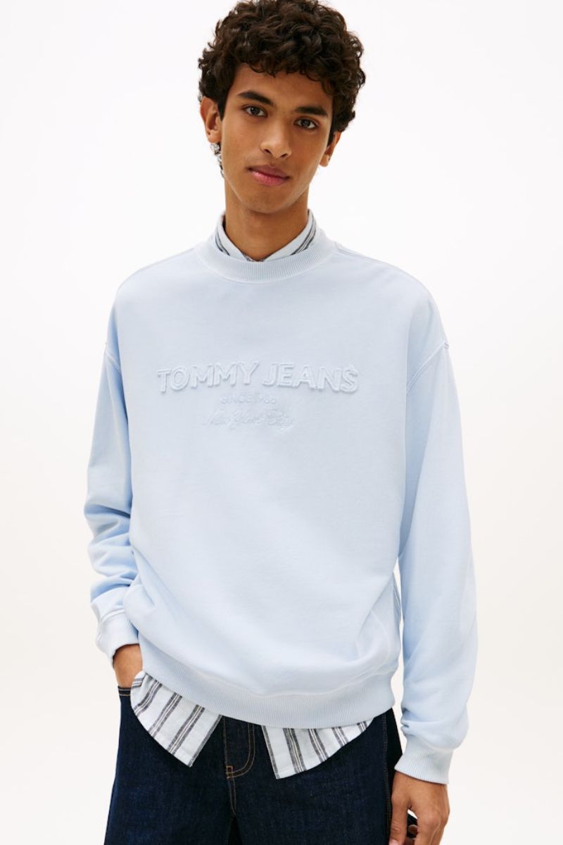 Tommy Jeans 90s New Classics Crew Blue