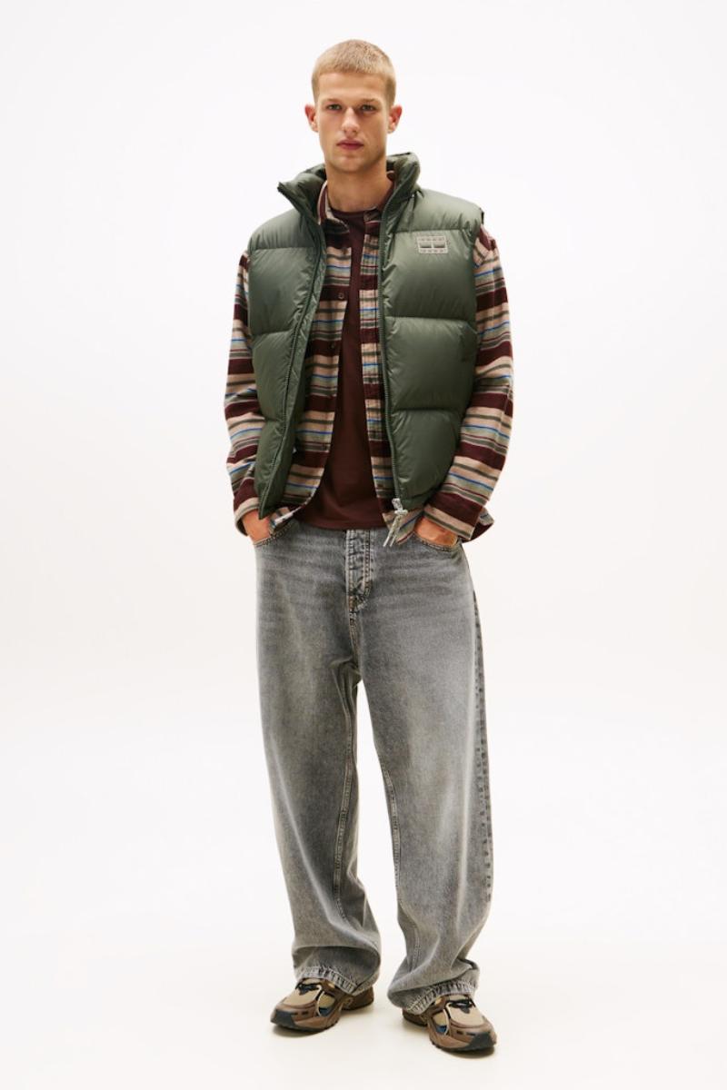 Tommy Jeans Alaska Down Vest Green