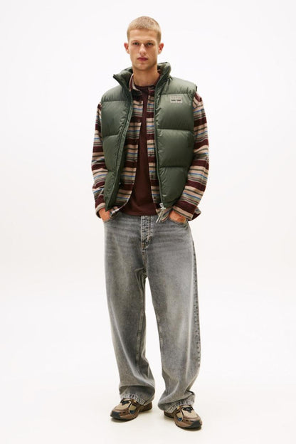 Tommy Jeans Alaska Down Vest Green