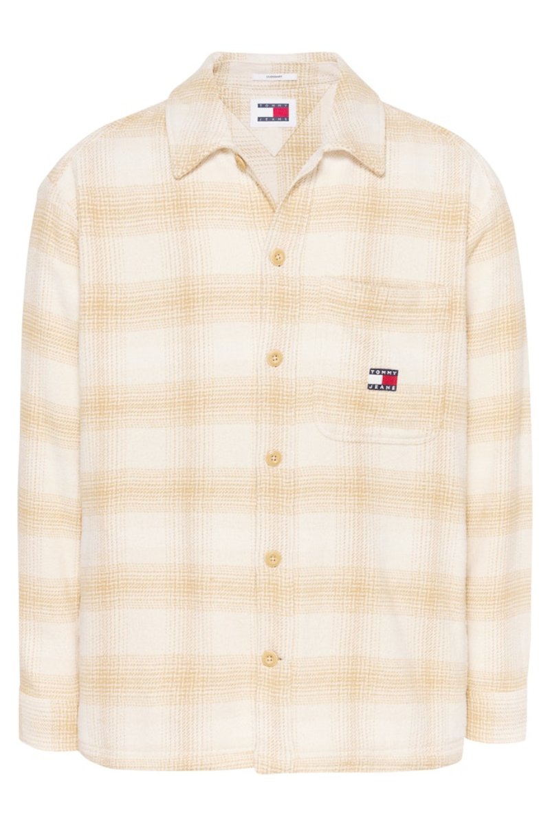 Tommy Jeans Badge Check Overshirt Gold