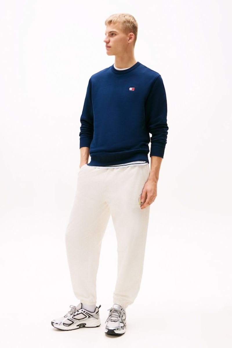 Tommy Jeans Reg Badge Crew Navy