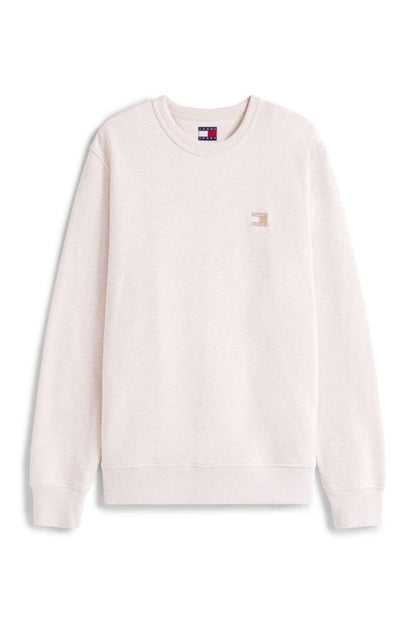 Tommy Jeans Reg Badge Crew Oat Marl