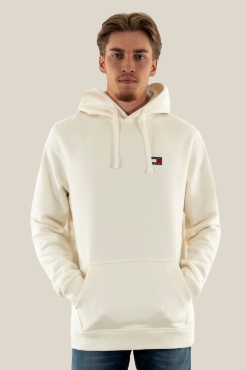 Tommy Jeans Badge Hoodie White