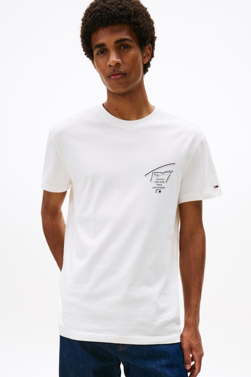 Tommy Jeans Signature City T-Shirt White