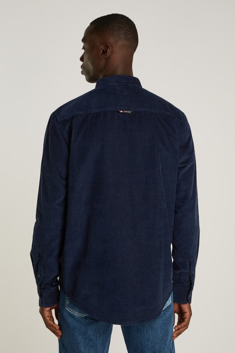 Tommy Jeans Corduroy Shirt Navy