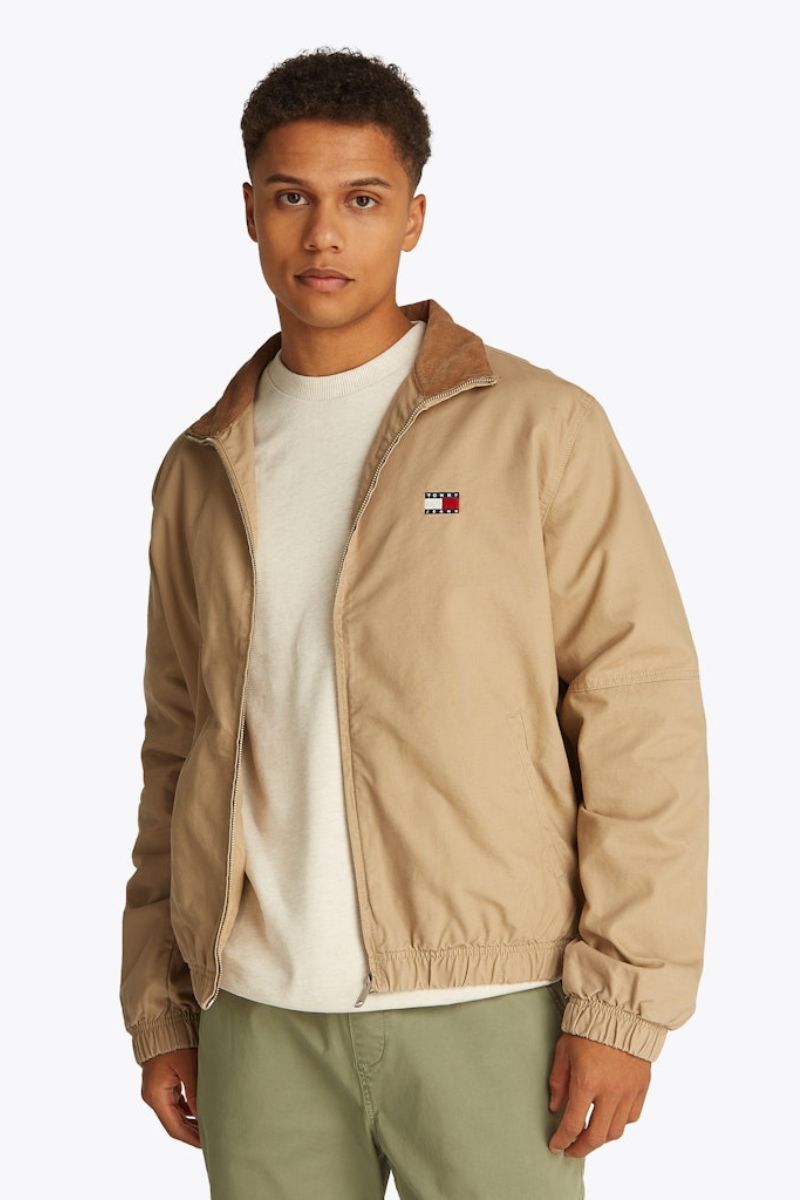 Tommy Jeans Cotton Essential Jacket Relic Tan