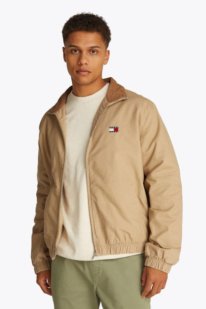 Tommy Jeans Cotton Essential Jacket Relic Tan