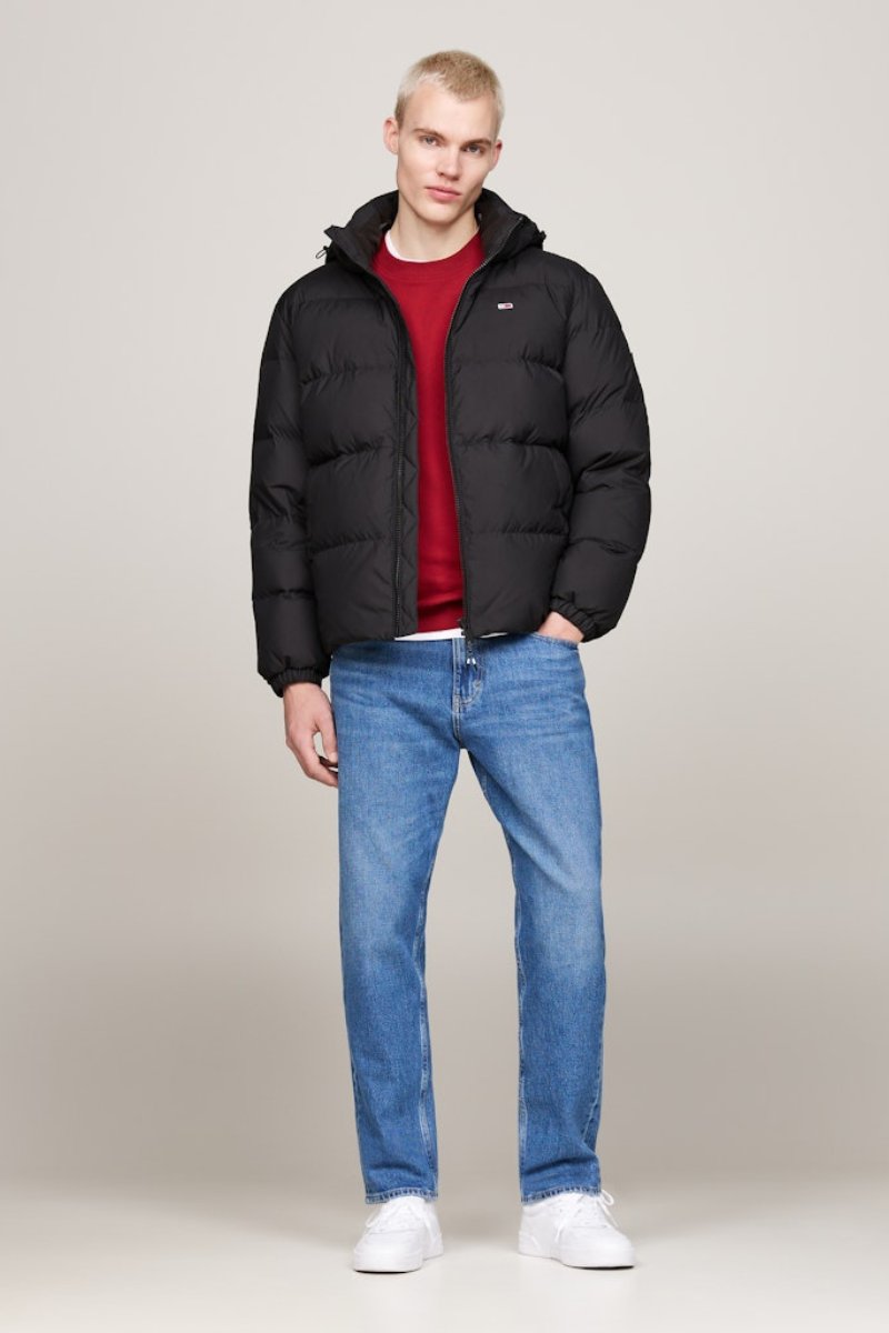 Tommy Jeans Essential Down Jacket Black