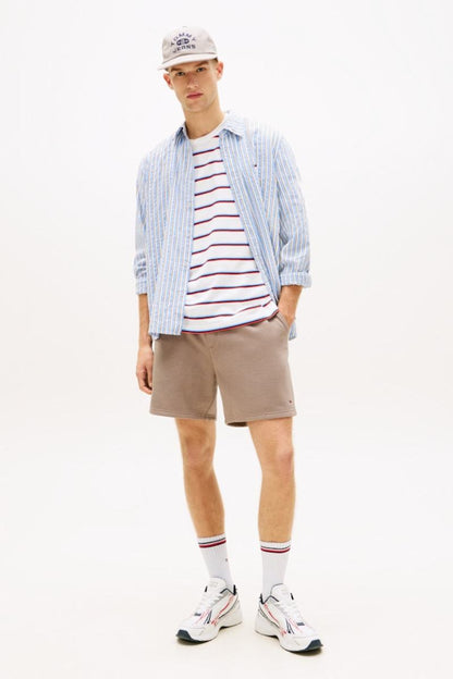 Tommy Jeans Flag Beach Shorts Ivy Mink