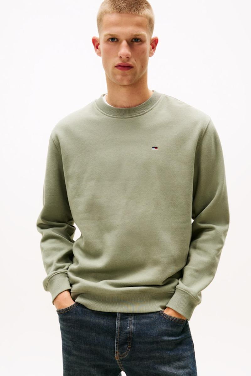 Tommy Jeans Reg Flag Crew Sage
