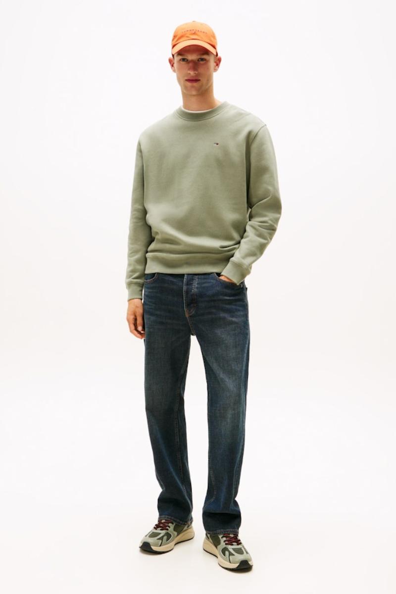 Tommy Jeans Reg Flag Crew Sage