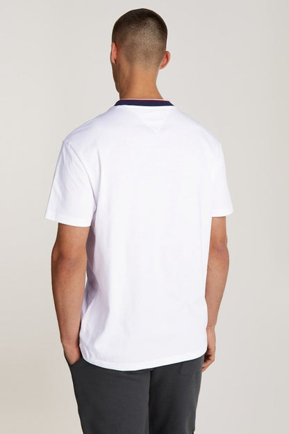 Tommy Jeans Linear Ringer T-Shirt White