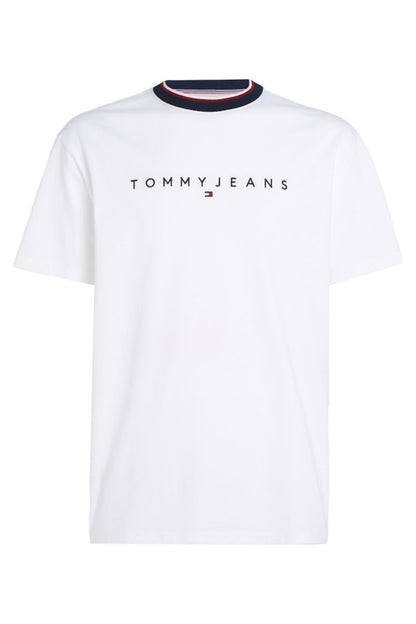 Tommy Jeans Linear Ringer T-Shirt White