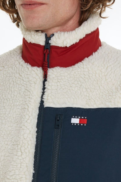 Tommy Jeans Outdoor Teddy Jacket White