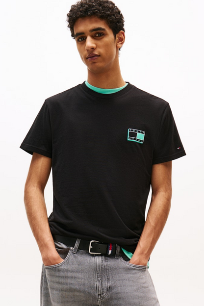 Tommy Jeans Slim Pop Colour T-Shirt Black