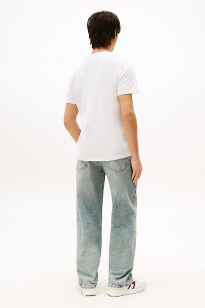 Tommy Jeans Slim Pop Colour T-Shirt Ecru